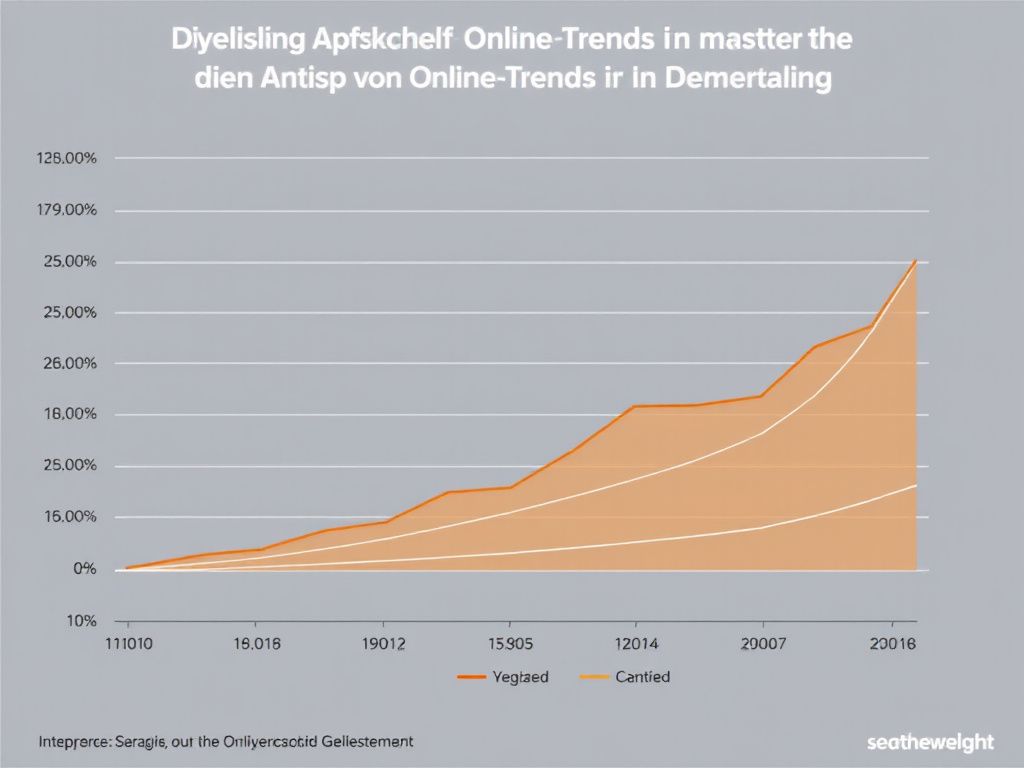 Grafik zur Trend-Analyse in Deutschland